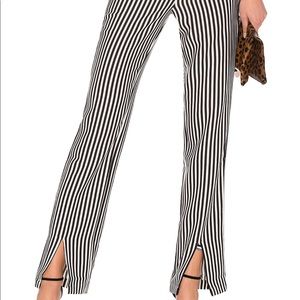 Lovers + friends Arya Pant in Black & White Stripe